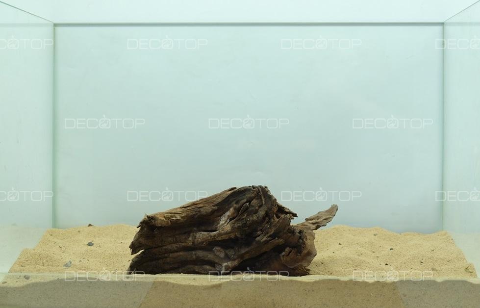 DECOTOP Borneo 585 - Натуральная коряга для аквариумов от 20 литров, 20х10х6 см